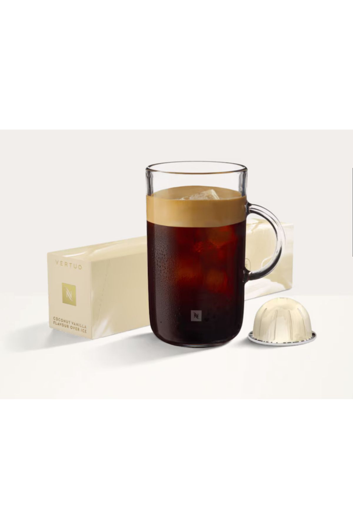 Nespresso Vertuo Coconut Vanilla Flavour Over Ice Kapsül Kahve 10lu (VERTUO MAKİNELER IÇİN UYGUNDUR)