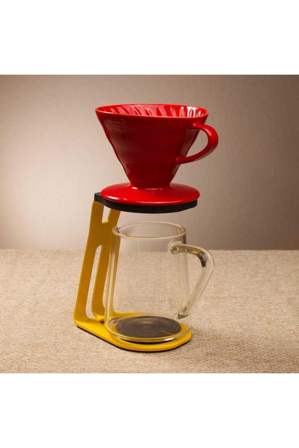 Nindes Pour Over Kahve Standı - Paslanmaz - Kahve Demleme Standı - Estetik Ve Kaliteli V40 demleme Standı-2
