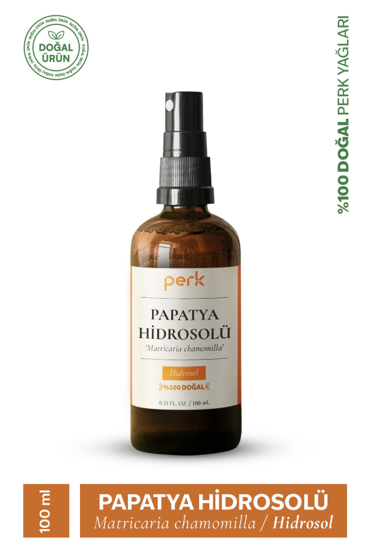 Perkies Saf Papatya Hidrosolü %100 Doğal 100 ml