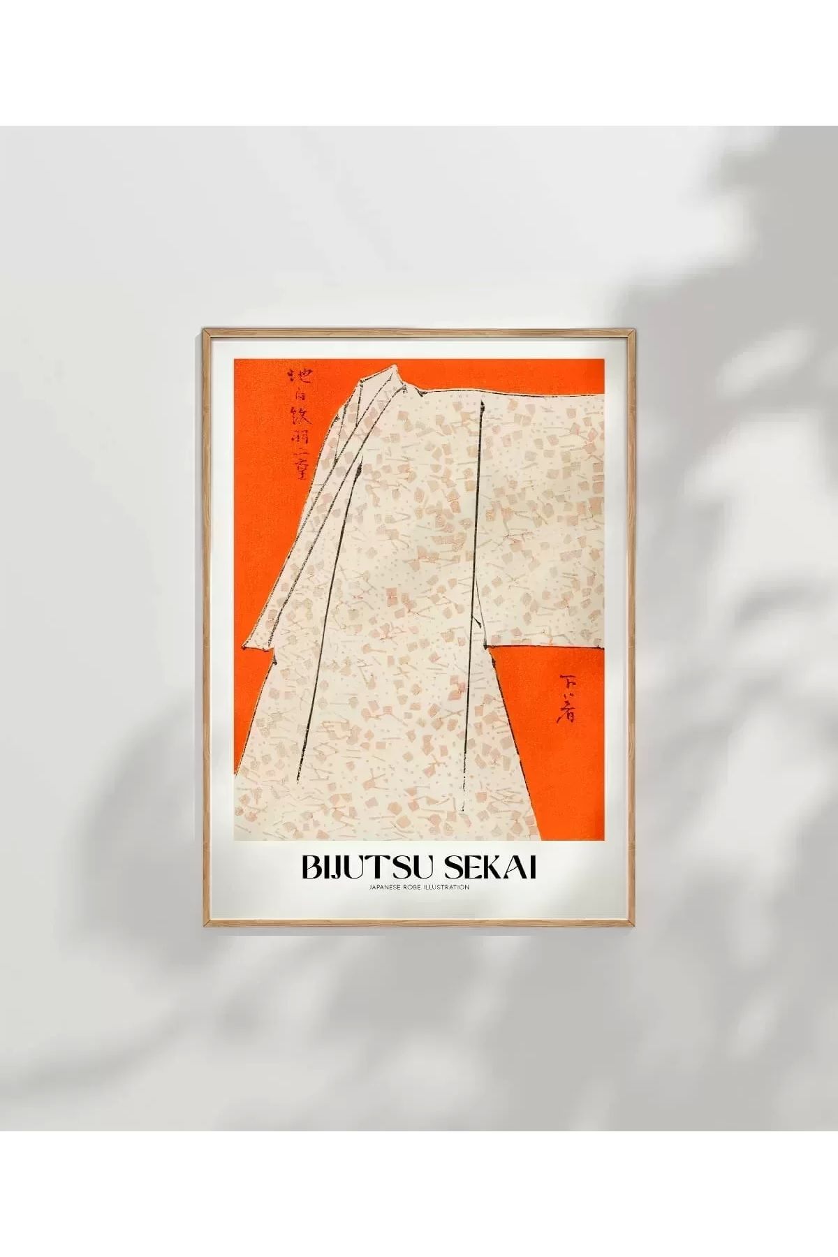 VOGLOO Çerçevesiz Poster Bijutsu Sekai Japon Elbise