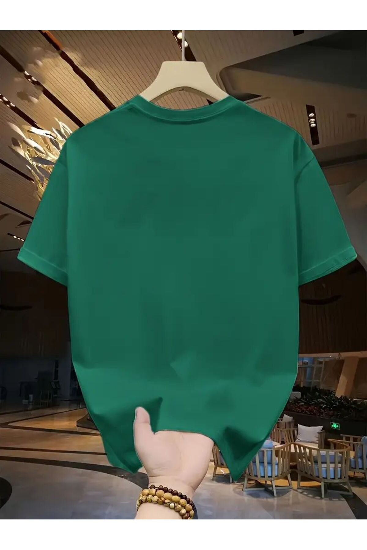 NKYSTORE Unisex Yeşil Oversize Tişört | S-XXL Beden | Modern ve Canlı Renk