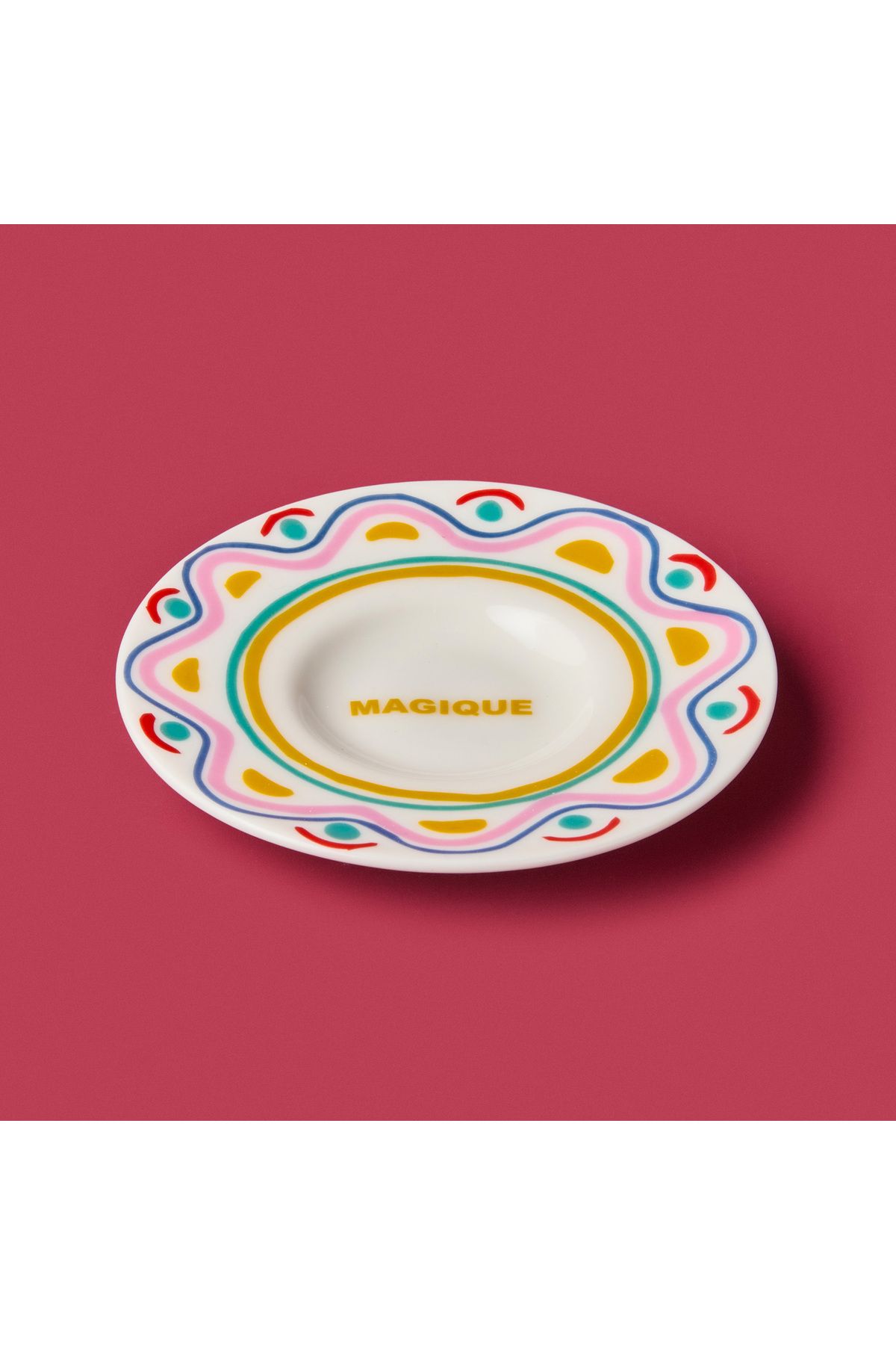 Evidea Kitchen Magique Çay Tabağı - Renkli - 13 cm
