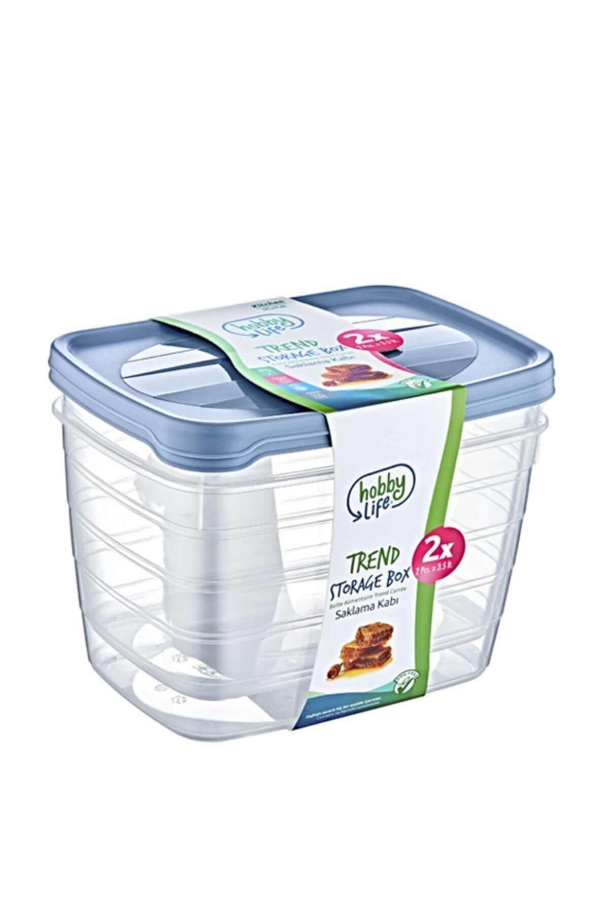 HOBBY LİFE 2x3,5 Lt Trend Saklama Kabi