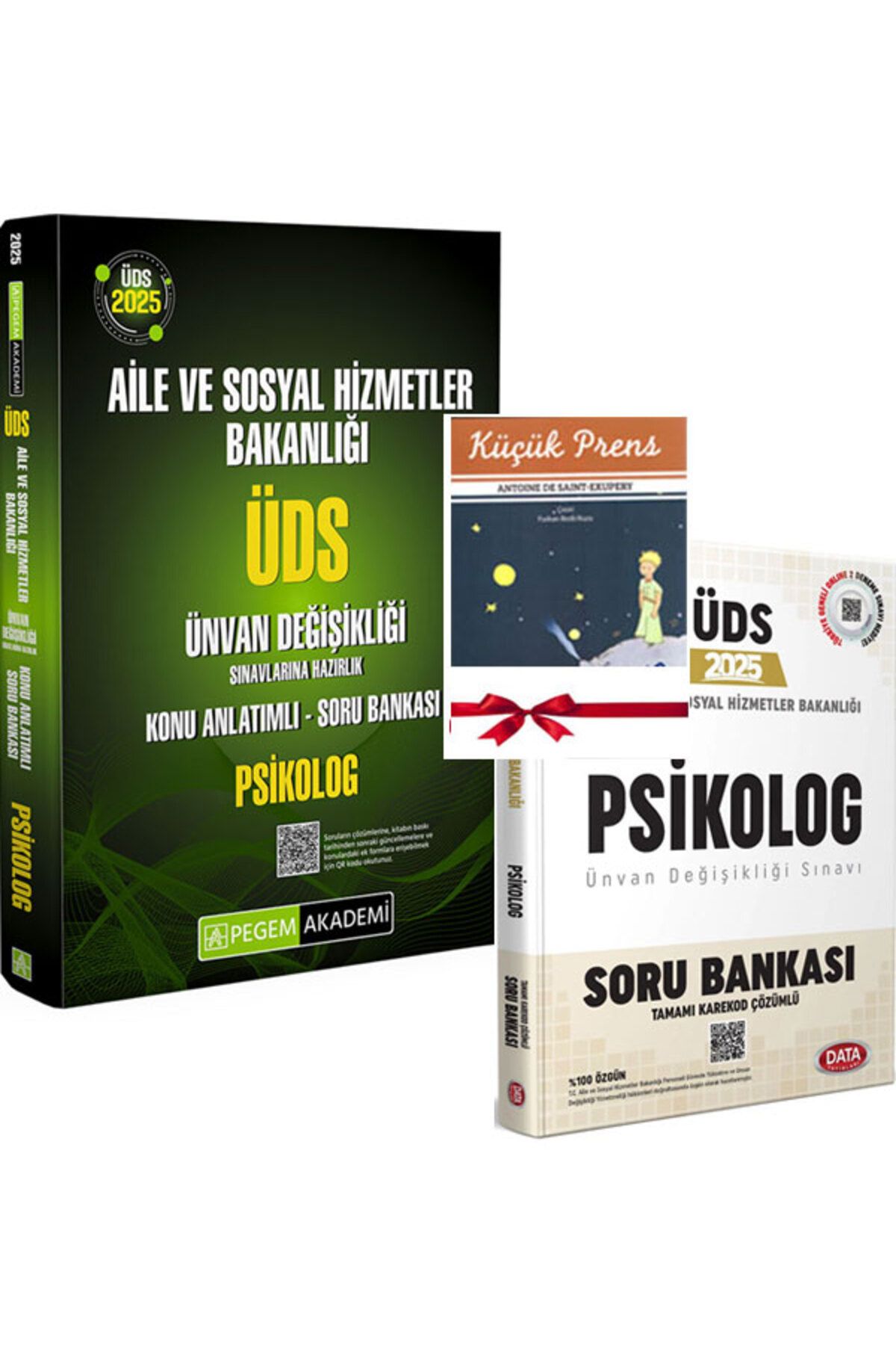 Pegem Akademi Yayıncılık 2025 Data ÜDS Aile ve Sosyal Hizmetler Bakanlığı Psikolog Ünvan Değişikliği Sınavına Hazırlık Seti
