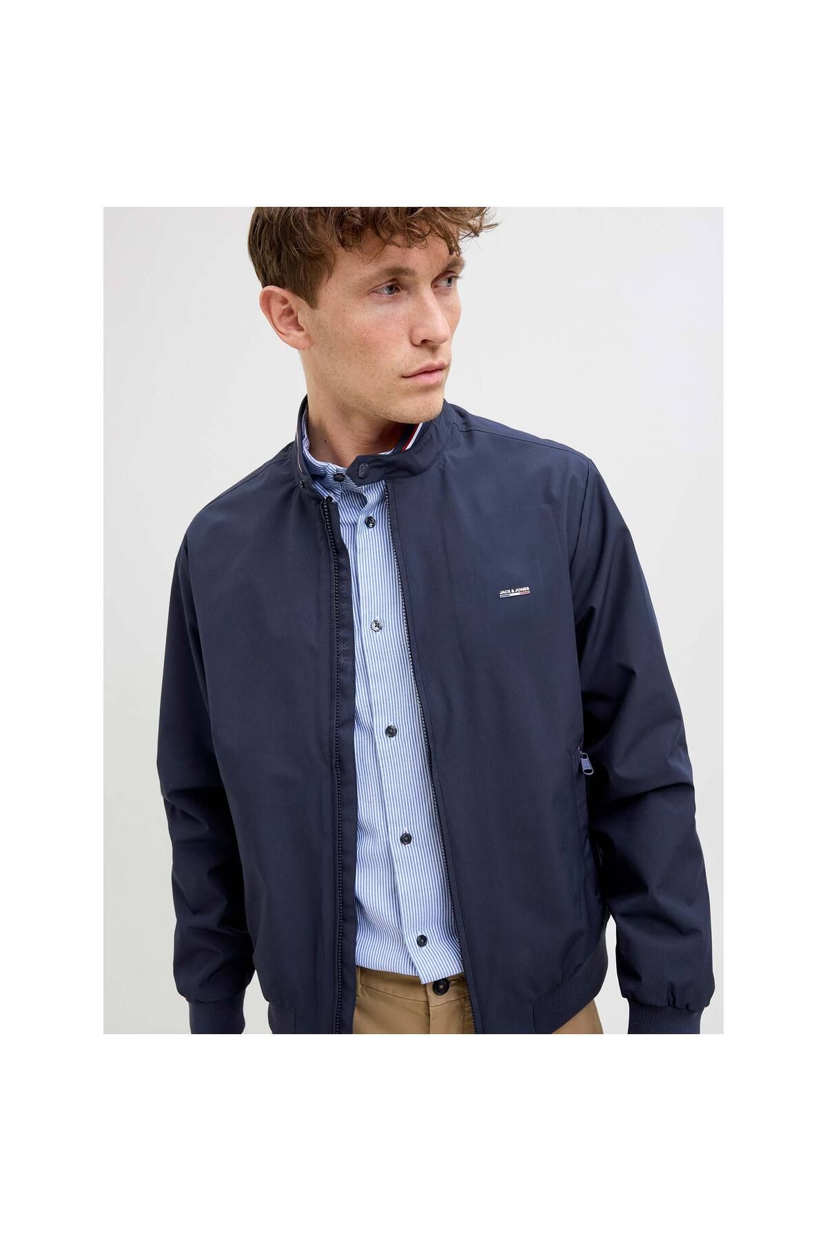 ژاکت ورزشی آبی مردانه SBN اورجینال Jack Jones Jack & Jones