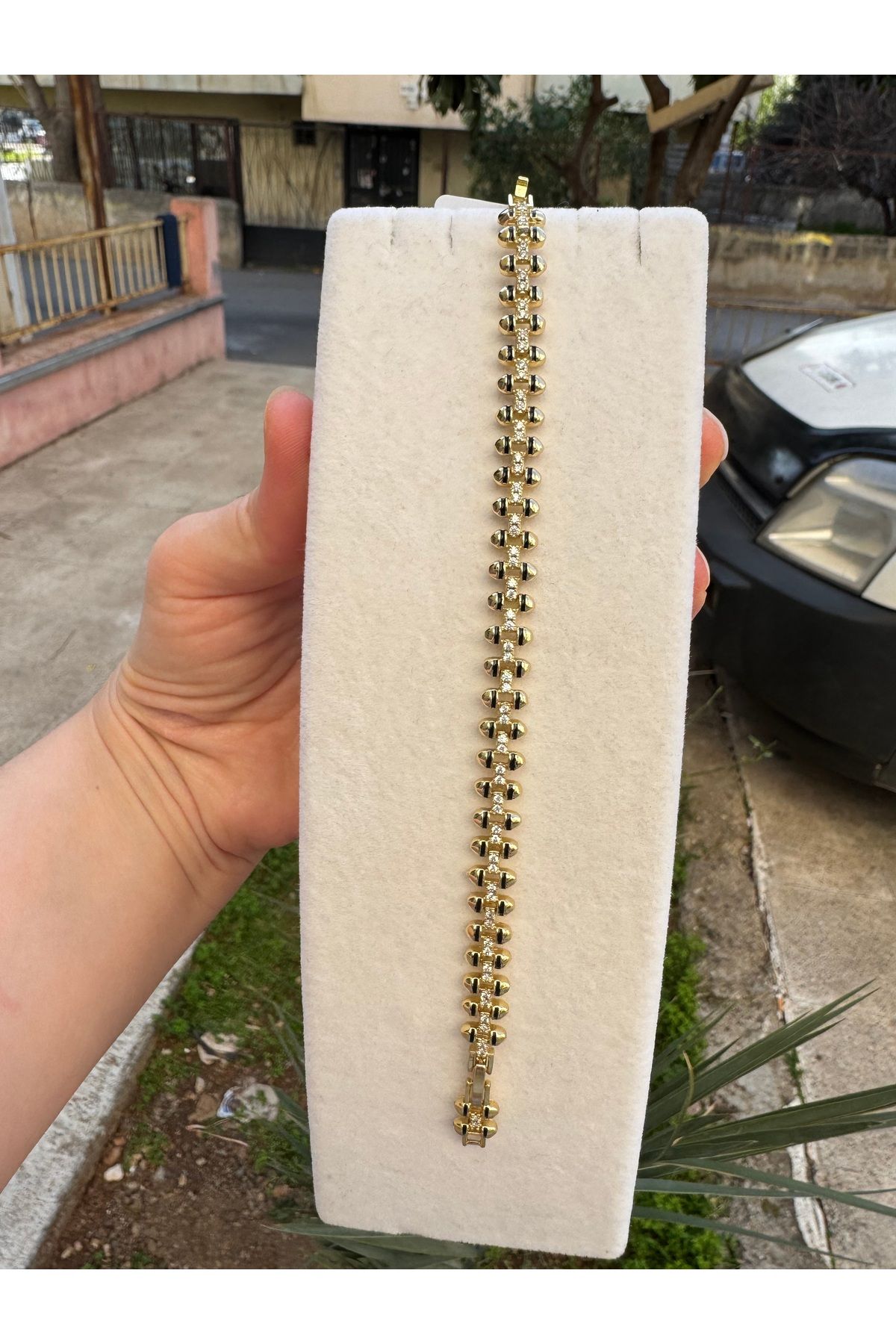 XUPING JEWELRY Xuping Çelik kadın kararmaz bileklik