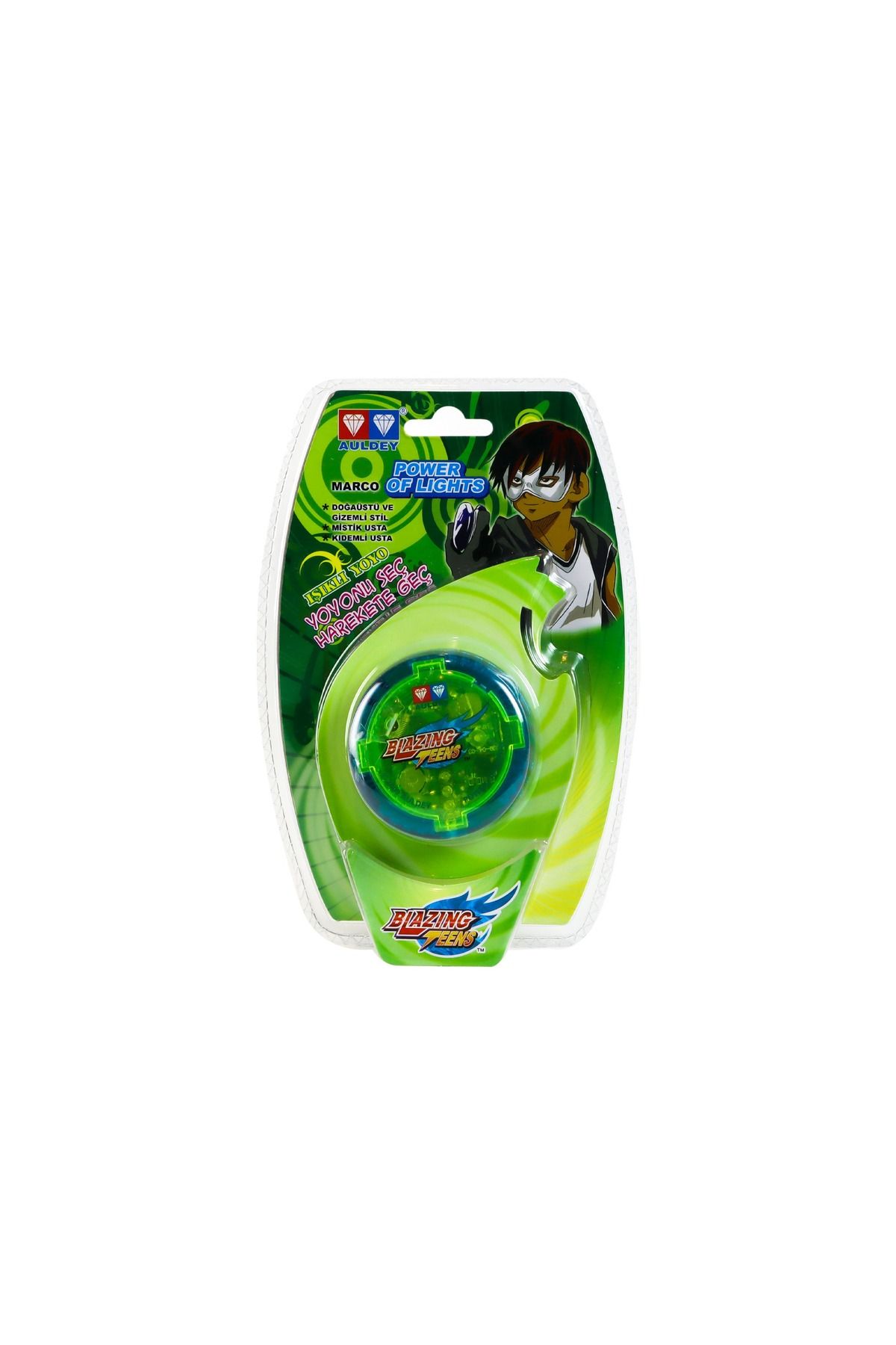 OYUNCAK STORE Kaliteli ışıklı Yoyo Power of Lights Yoyo Mavi