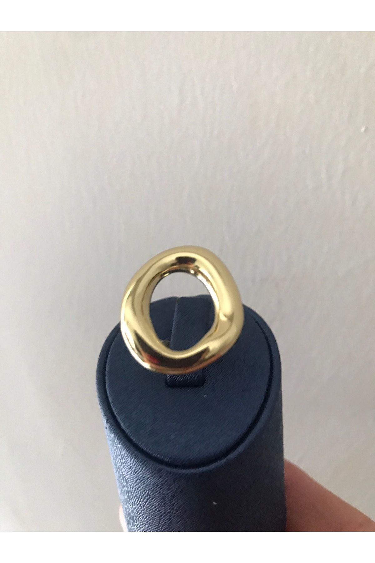 shop PASLANMAZ ÇELİK GOLD YUVARLAK BOHEM TARZ AYARLANABİLİR KARARMAZ YÜZÜK