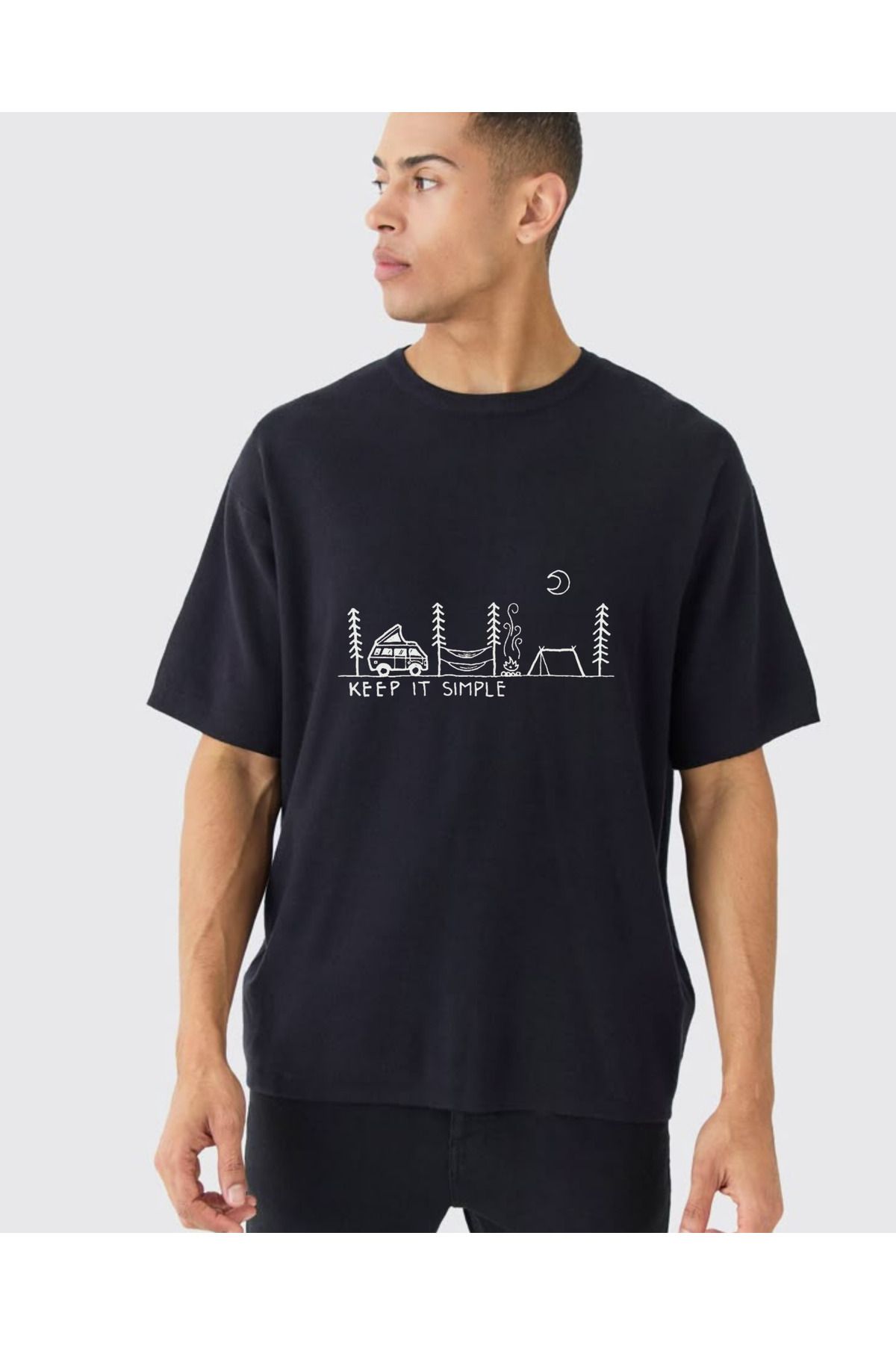 DAĞ TEKSTİL Keep İt Simple T-shirt