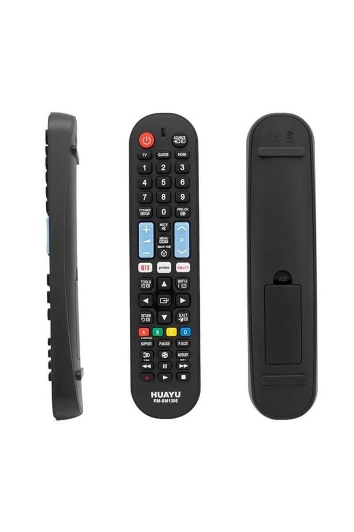 DENİZBİLİŞİM Huayu Samsung Rm-Sm1398 Netflix-Prime Video-Rakuten Tuşlu Universal Lcd-Led Tv Kumanda