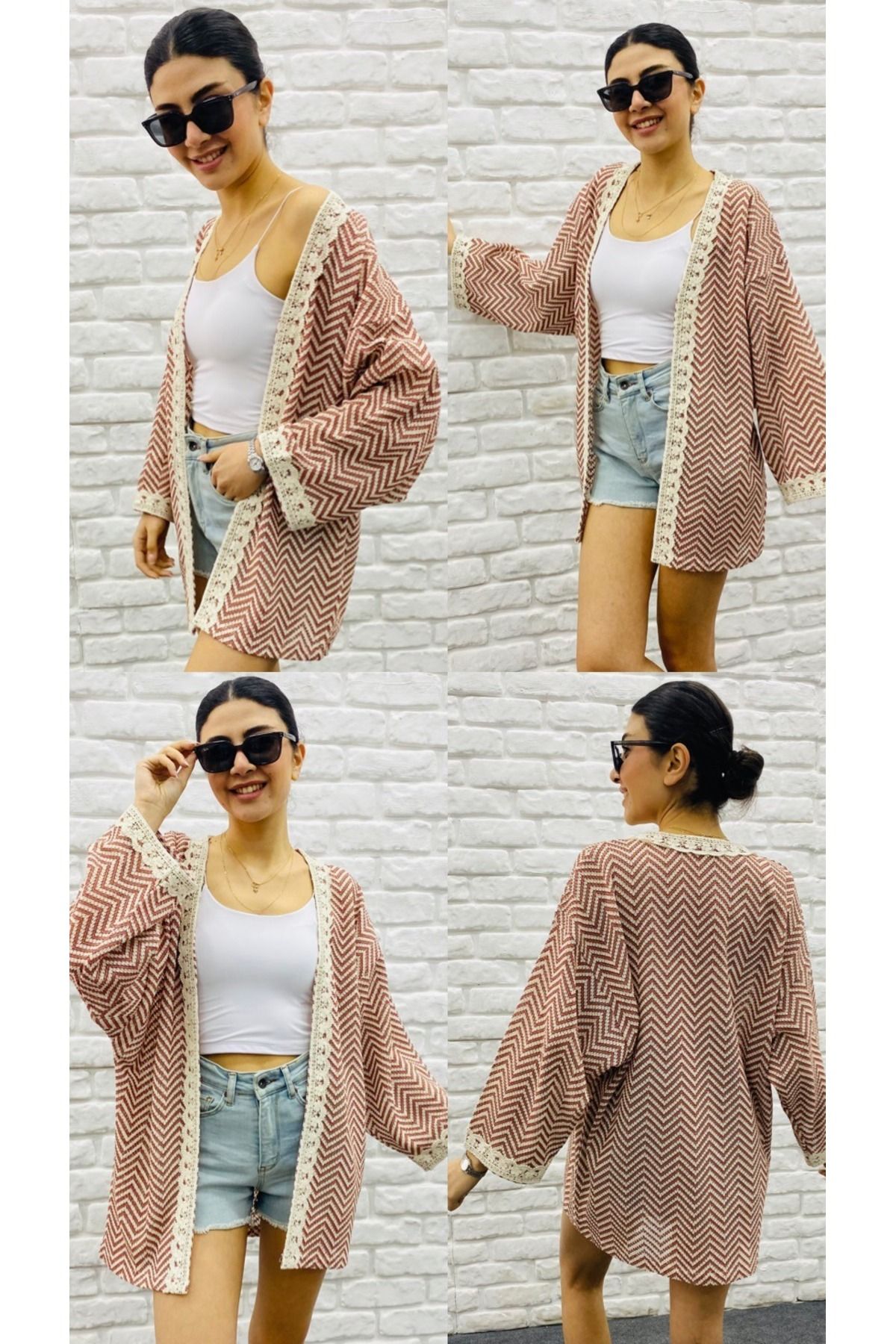 DESCARTES Otantik kimono ceket