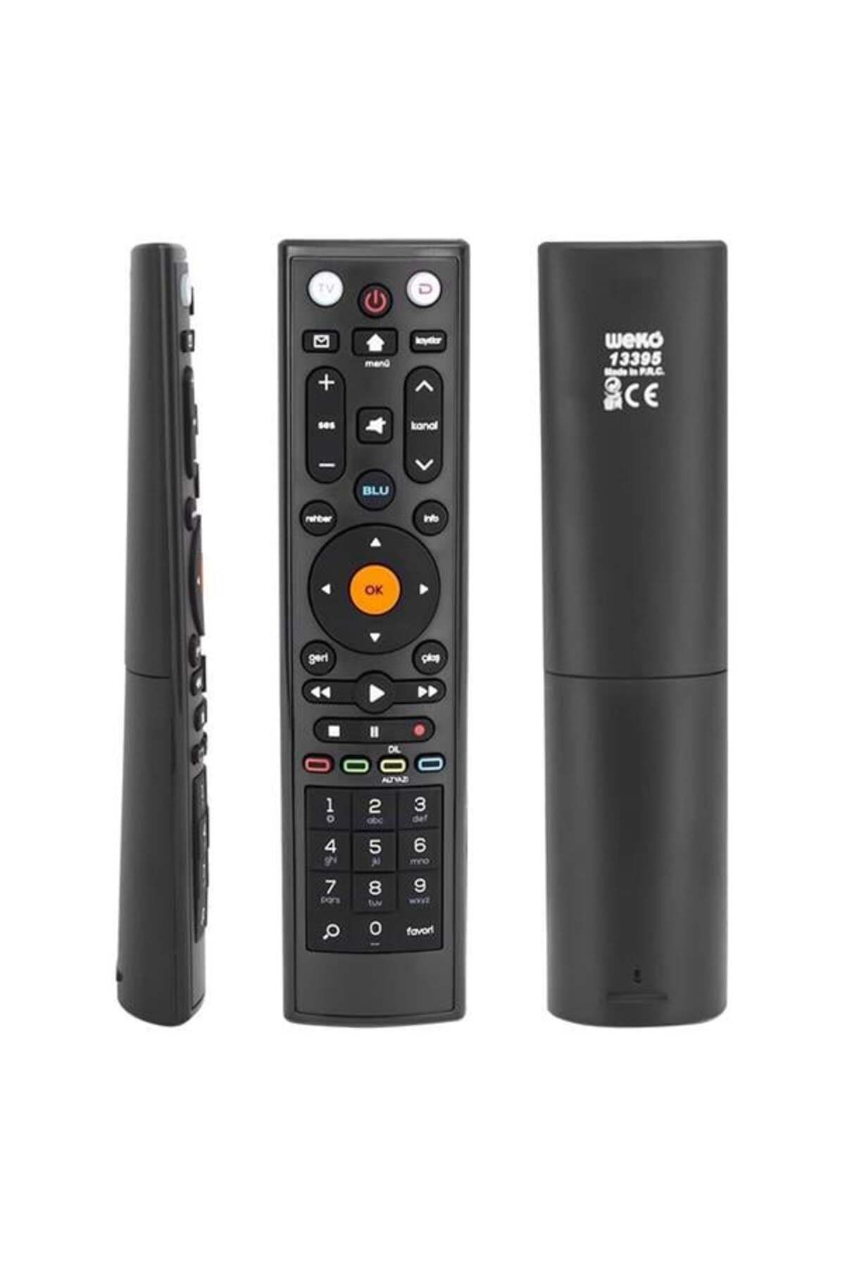 DENİZBİLİŞİM D-Smart 2017 Hd Blue Uydu Alıcı Kumandası