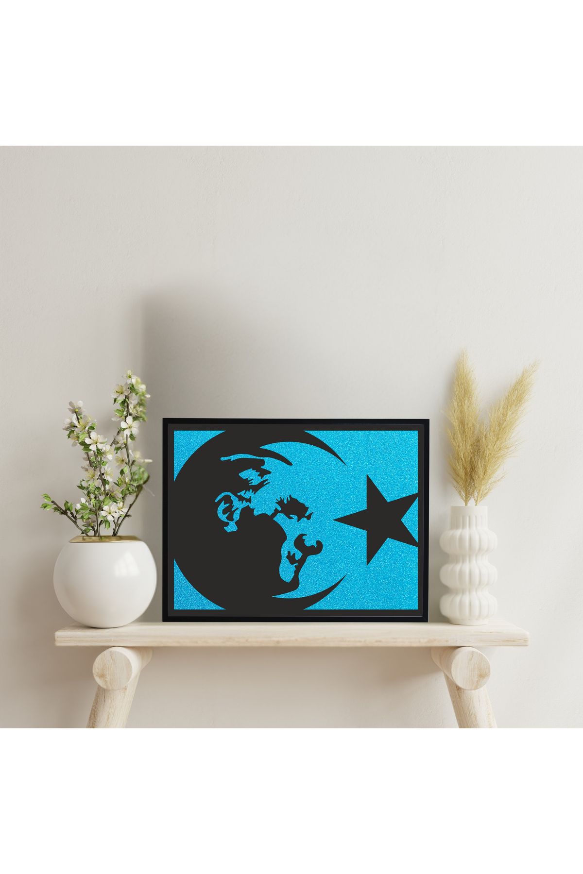 Grand Fine Art Çerçeveli Sim Karton Üzeri Mdf Atatürk