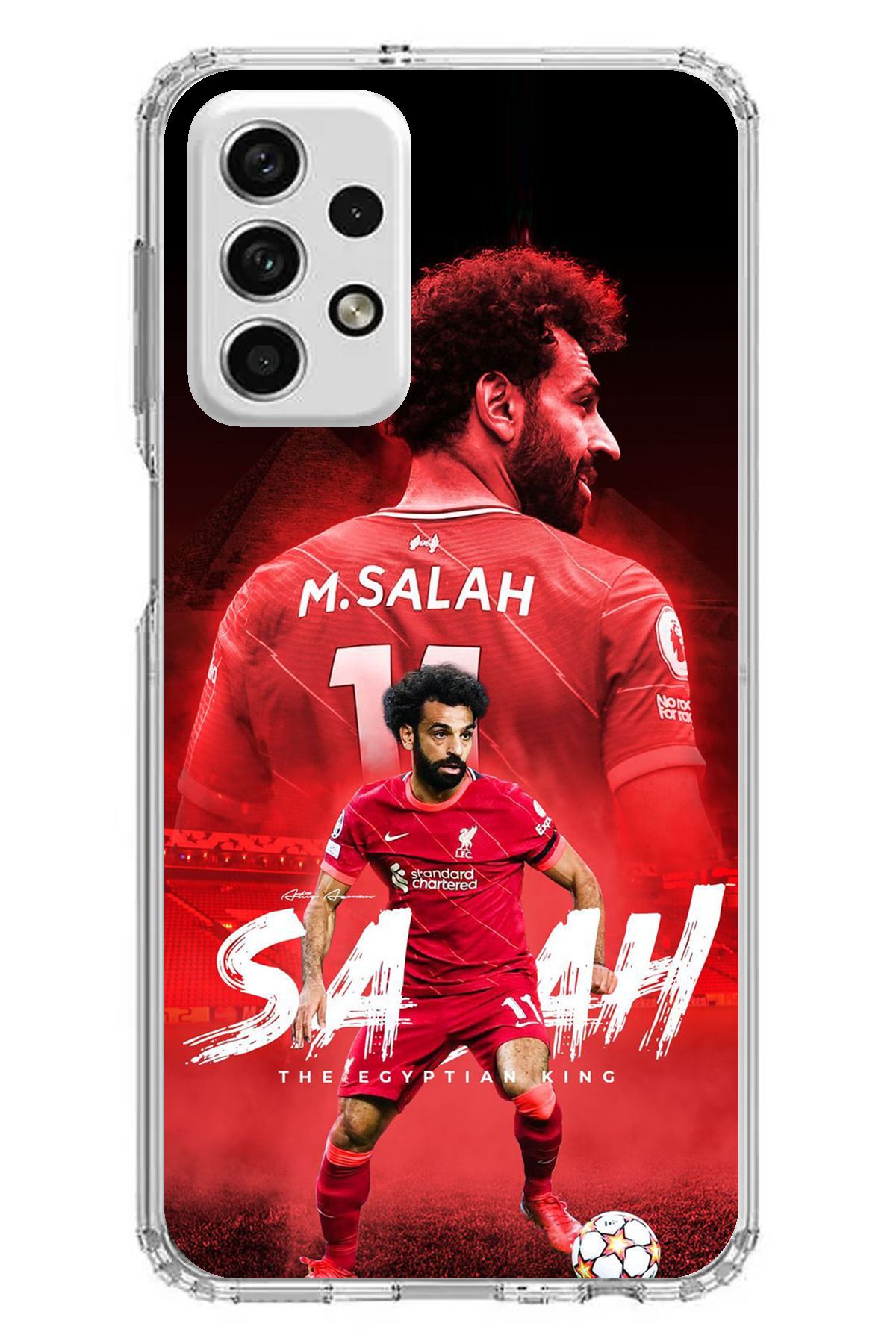 TechTree Samsung Galaxy A73 Uyumlu Muhammed Salah Şeffaf Silikon Kılıf