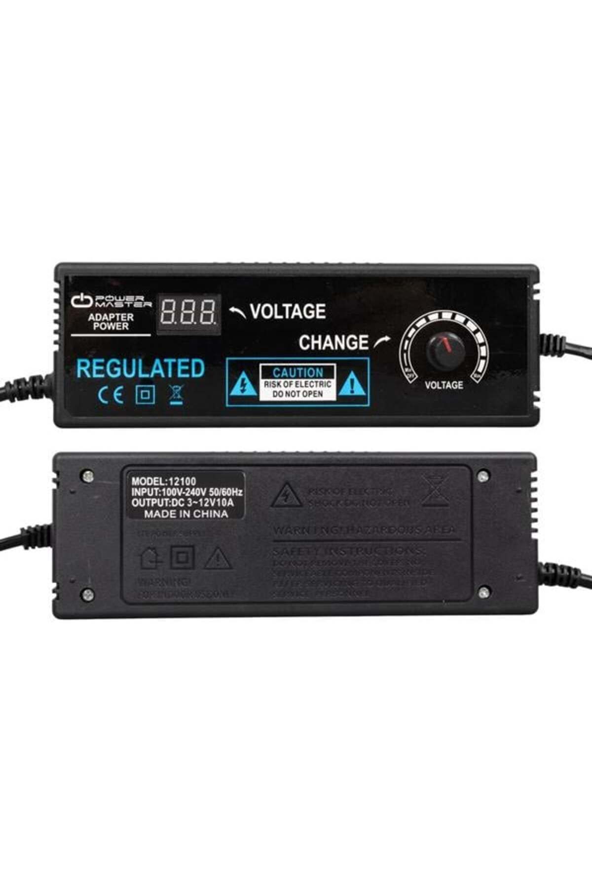 robotrend Pm-22380 3 Volt - 12 Volt - 10 Amper 5.5*2.5 Mm Uçlu Voltaj Kademeli Adaptör