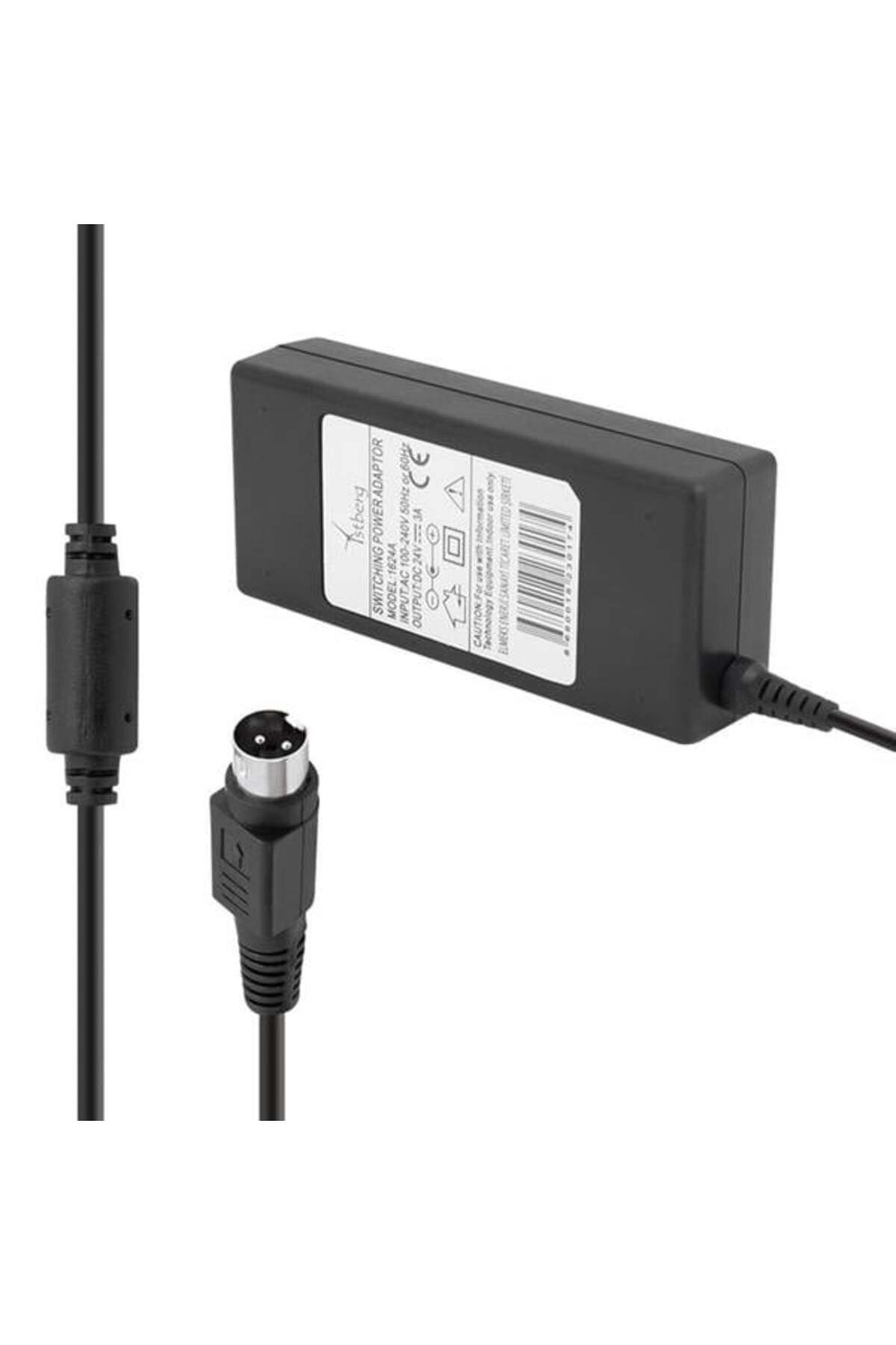 robotrend 1605k 24 Volt 3 Amper 3 Pinli Plastik Kasa Masaüstü Printer Adaptörü