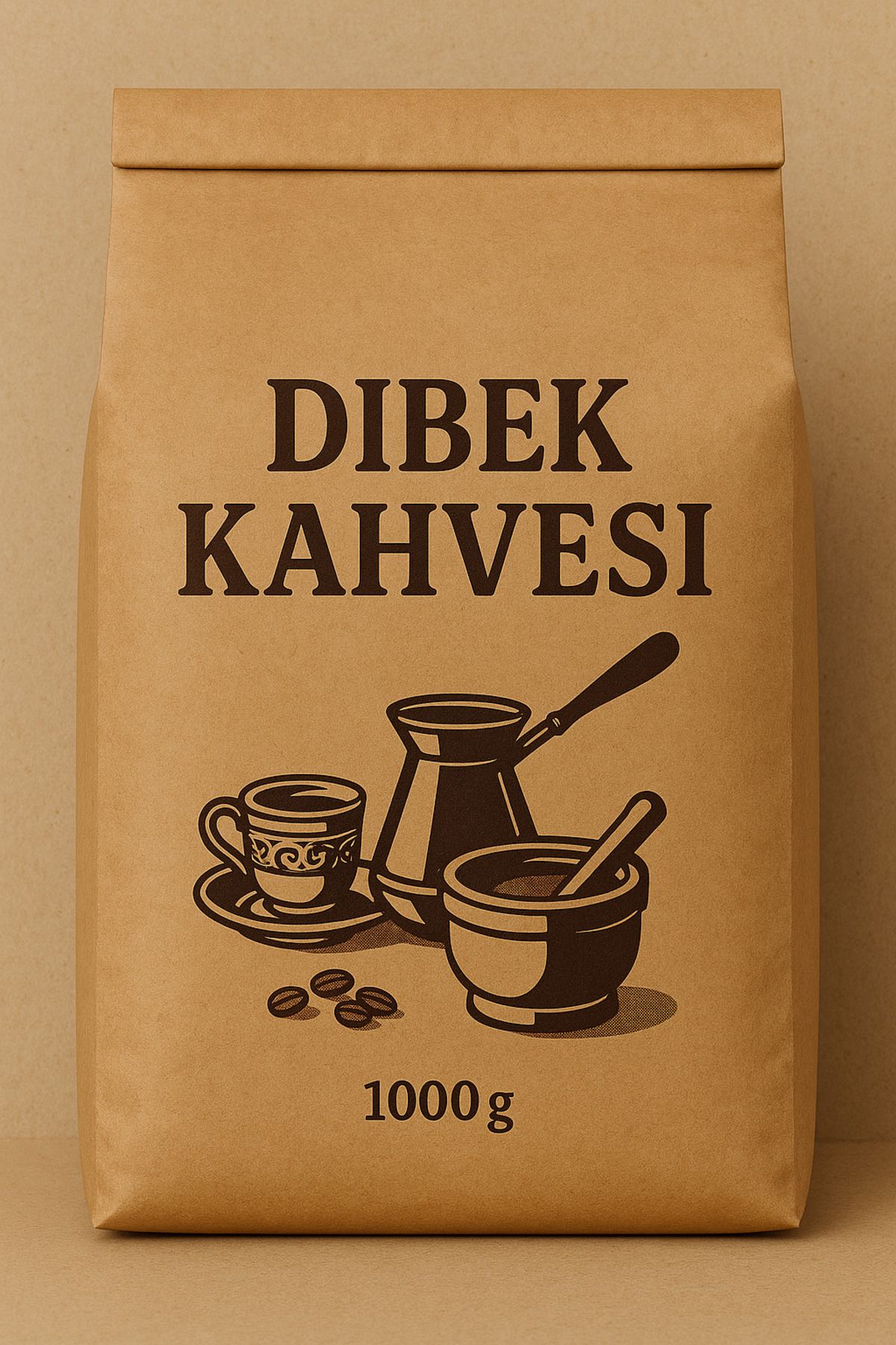 karacadağ Doğal Dibek Kahvesi 1000 gr – 7 Özel Karışımlı Geleneksel Lezzet