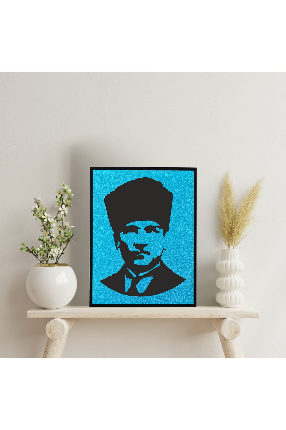 Grand Fine Art Çerçeveli Sim Karton Üzeri Mdf Atatürk