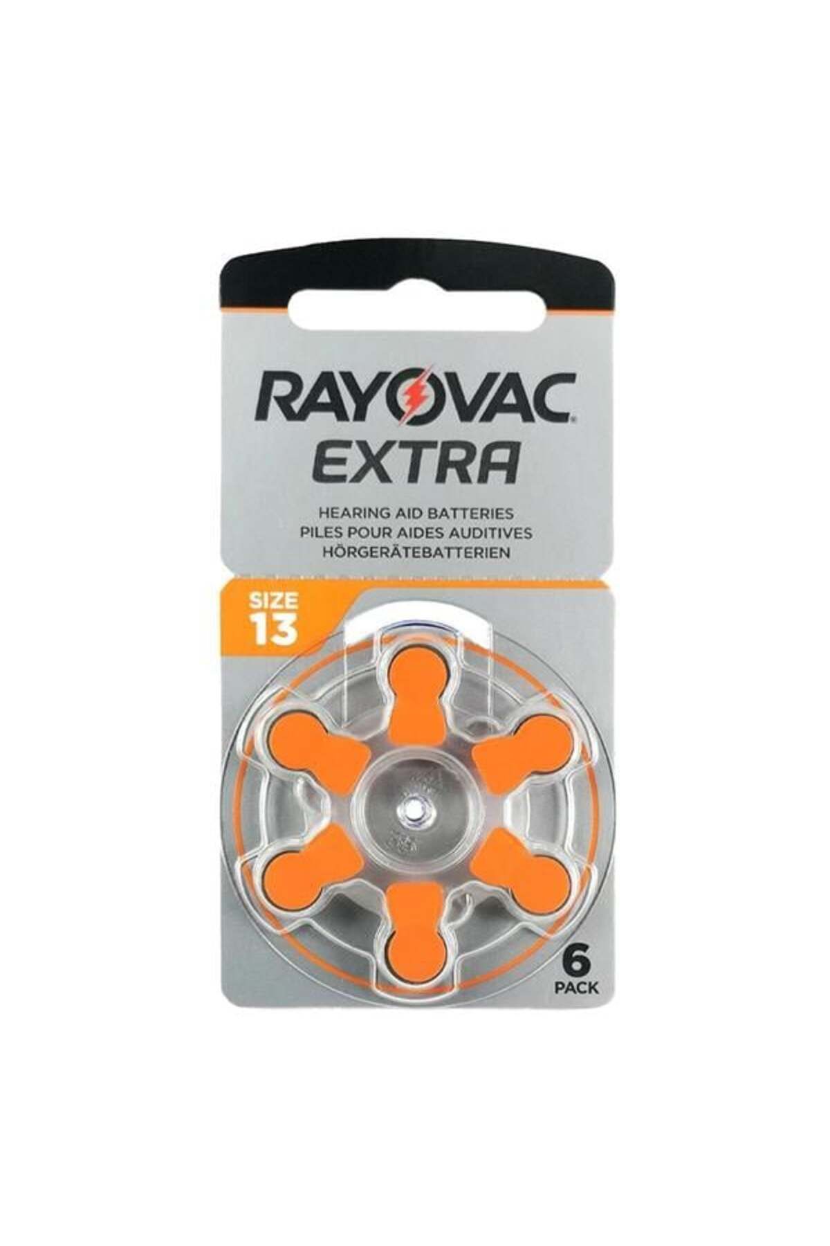 YİĞİTAUTOCLASS Rayovac 13 Numara Kulaklık Pili 6'Lı Paket
