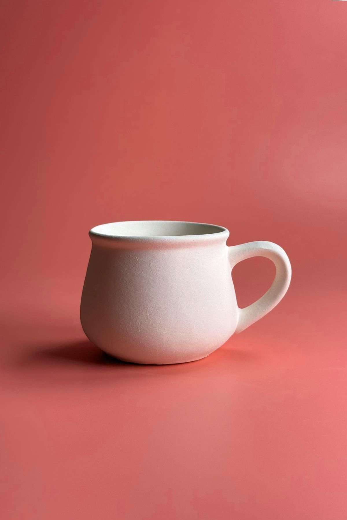 Ceramingo Çiftçi Kupa - Seramik Bisküvi 480ML (Ham Ürün)