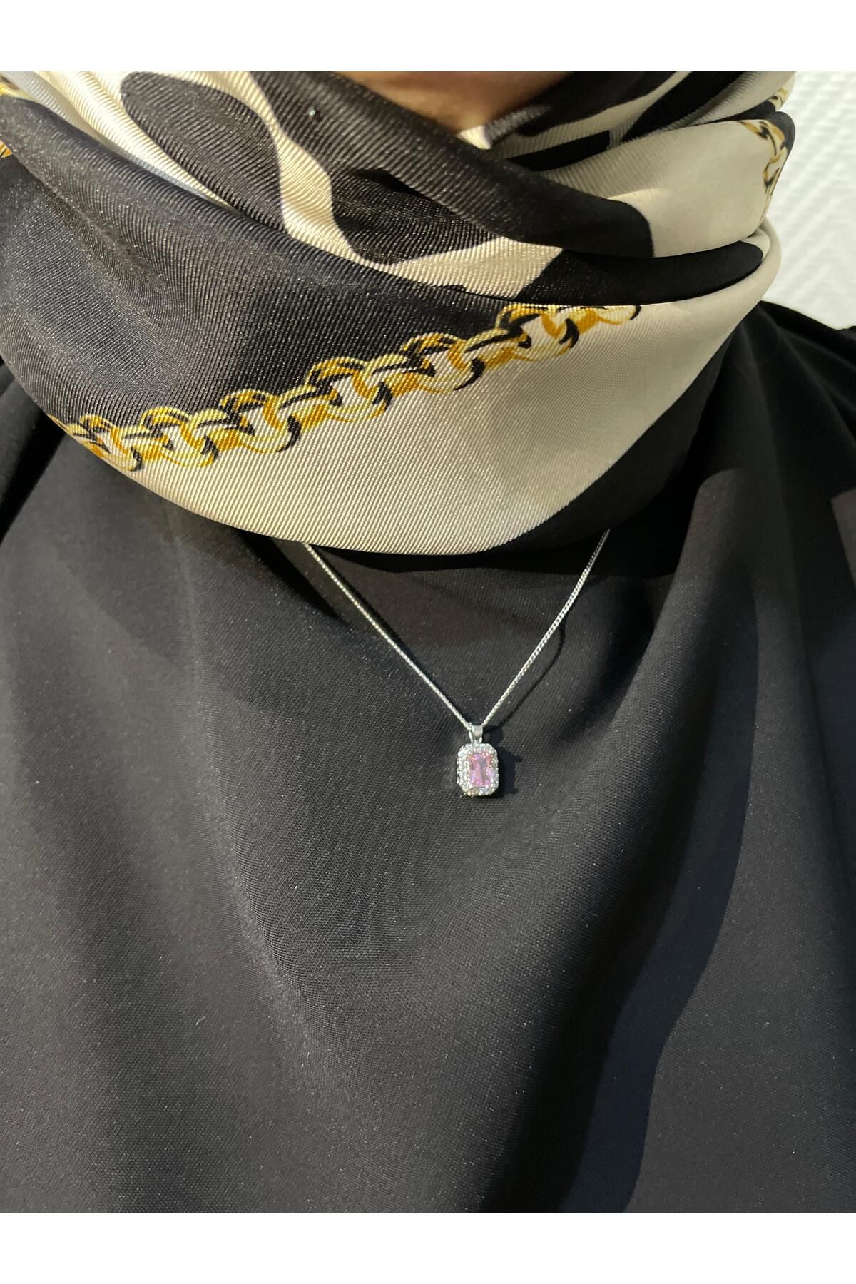 Kardelen Jewelry Pembe Baget Kolye