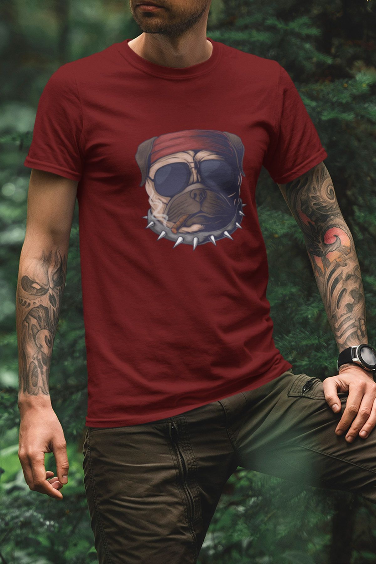 qoeuyl boutique Beatıful Wild Free Çiçek Baskılı Unisex T-Shirt