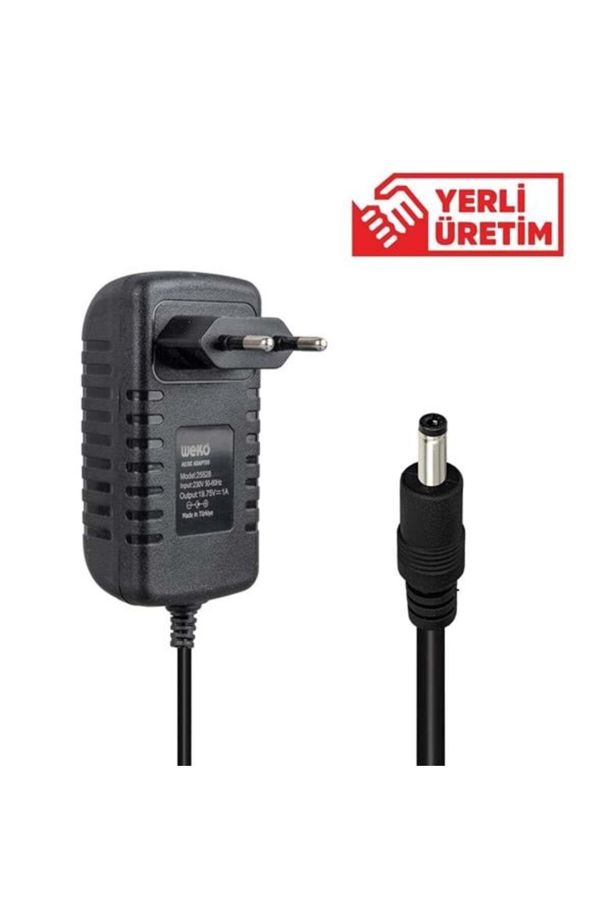 robotrend 19 Volt - 1 Amper 4.0*1.35 Uçlu Yerli Üretim Plastik Kasa Laptop Adaptörü
