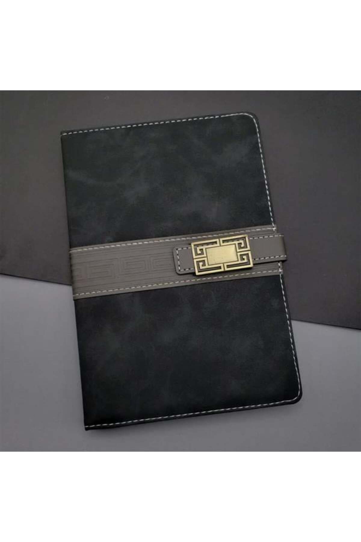 DENİZ Tarihsiz Ajanda Defter Siyah Renk