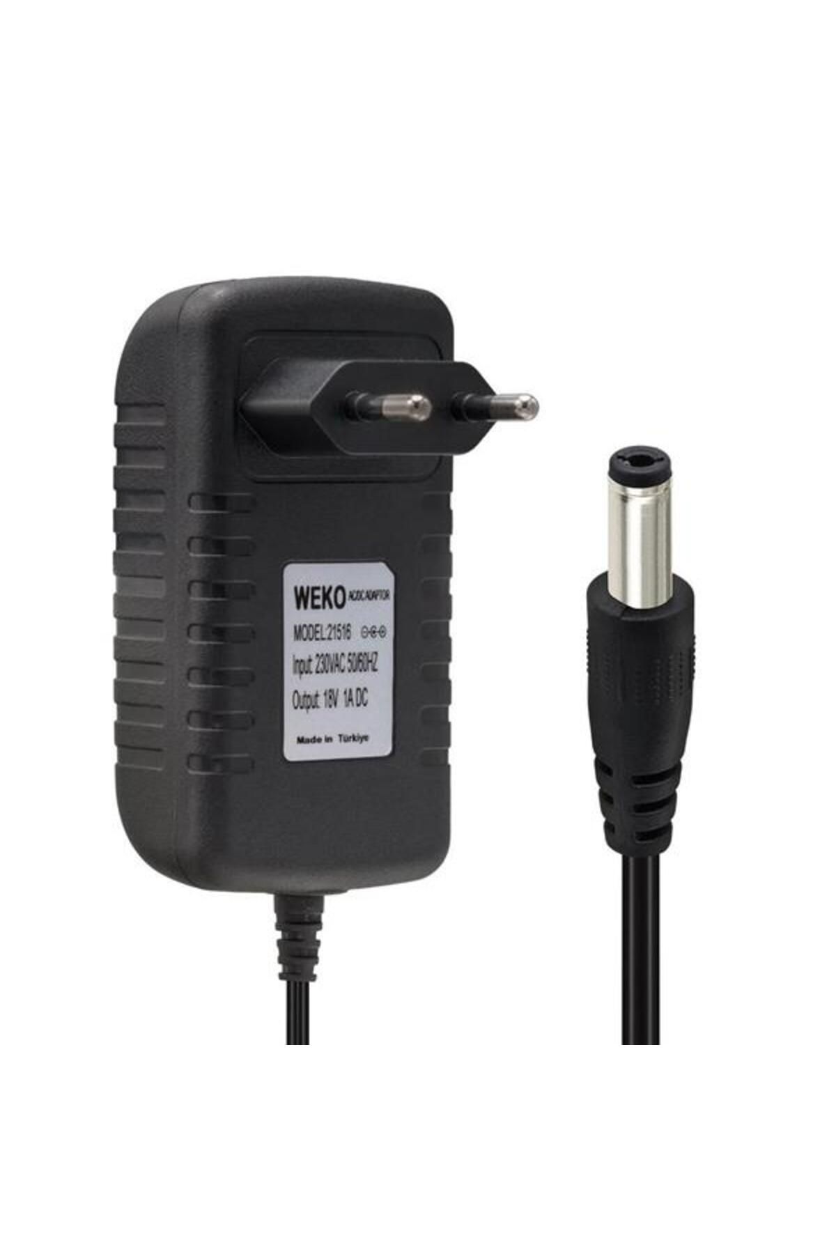 robotrend 18 Volt 1 Amper Priz Tip 5.5X2.5 Uç Adaptör