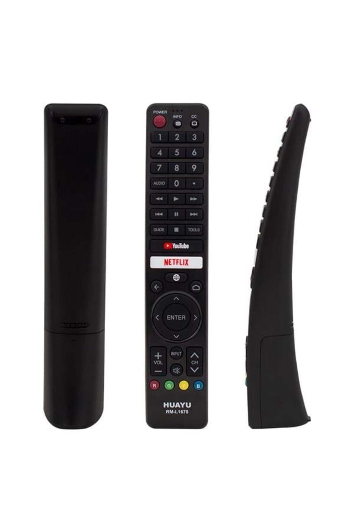 feifei Huayu Rm-L1678 Sharp Netflix-Youtube Tuşlu Lcd-Led Tv Kumanda