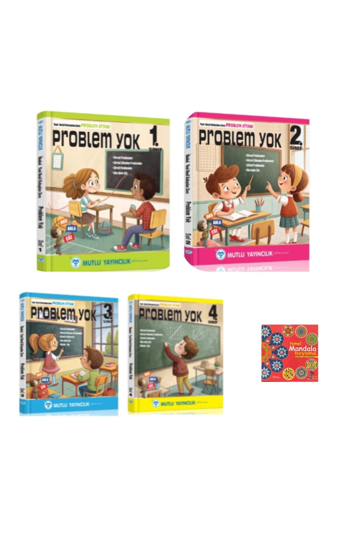 Mutlu Yayıncılık Mutlu Yayınları Yeni Nesil Problem Yok 1. 2. 3. 4.sınıf Mandala Hediyeli