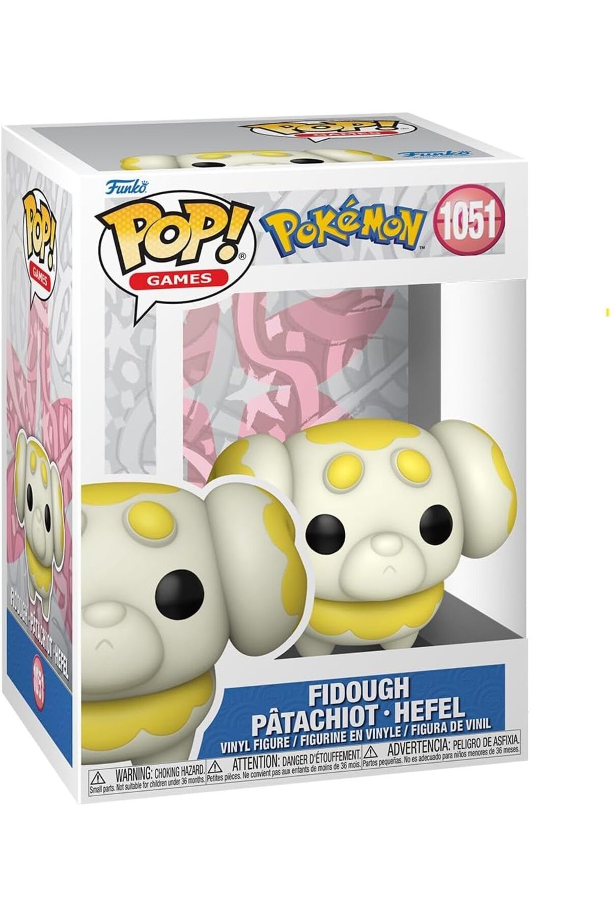 Funko Pop! Games: Pokémon, Fidough (Hefel) Figürü, Resmi Koleksiyon