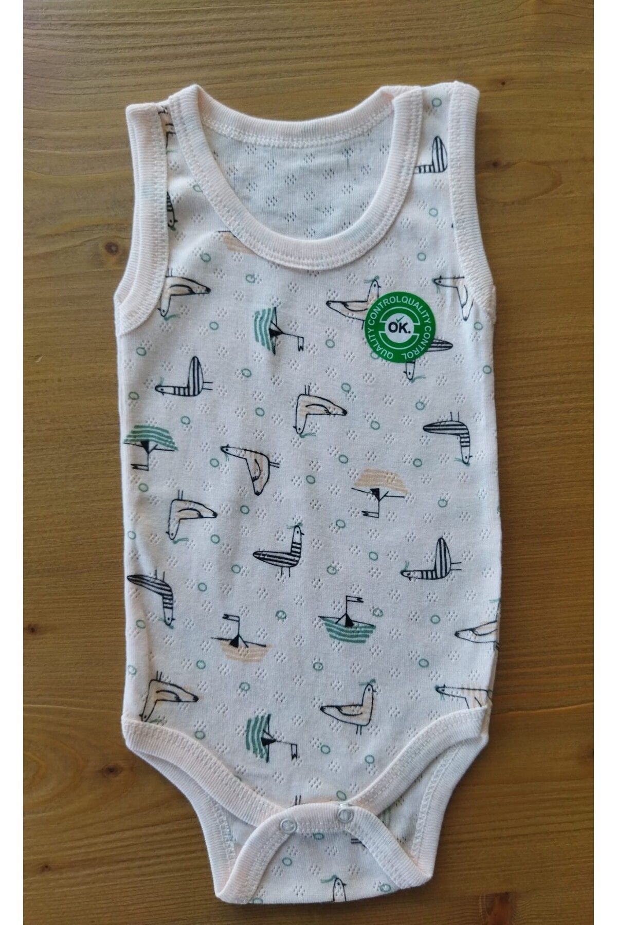 Spinapi Eğlenceli Hayvan Desenli Pamuk Tshirt Atlet