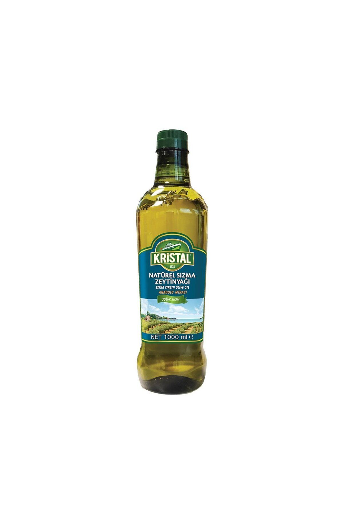 Kristal Anadolu Mirası Natürel Sızma Zeytinyağı 1 L