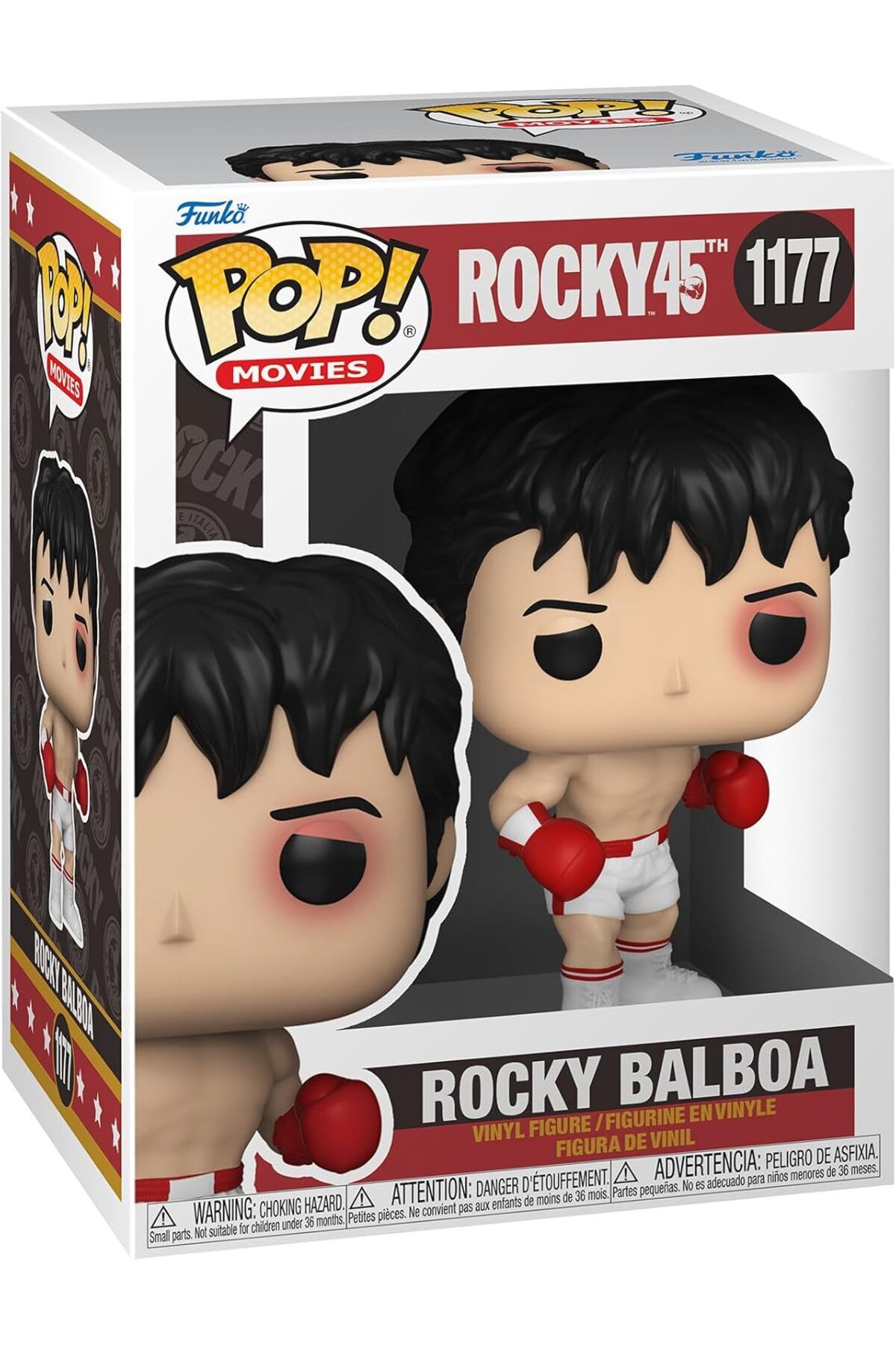 Funko Pop! Rocky 45th: Rocky Balboa Figürü, Resmi Koleksiyon Ürünü