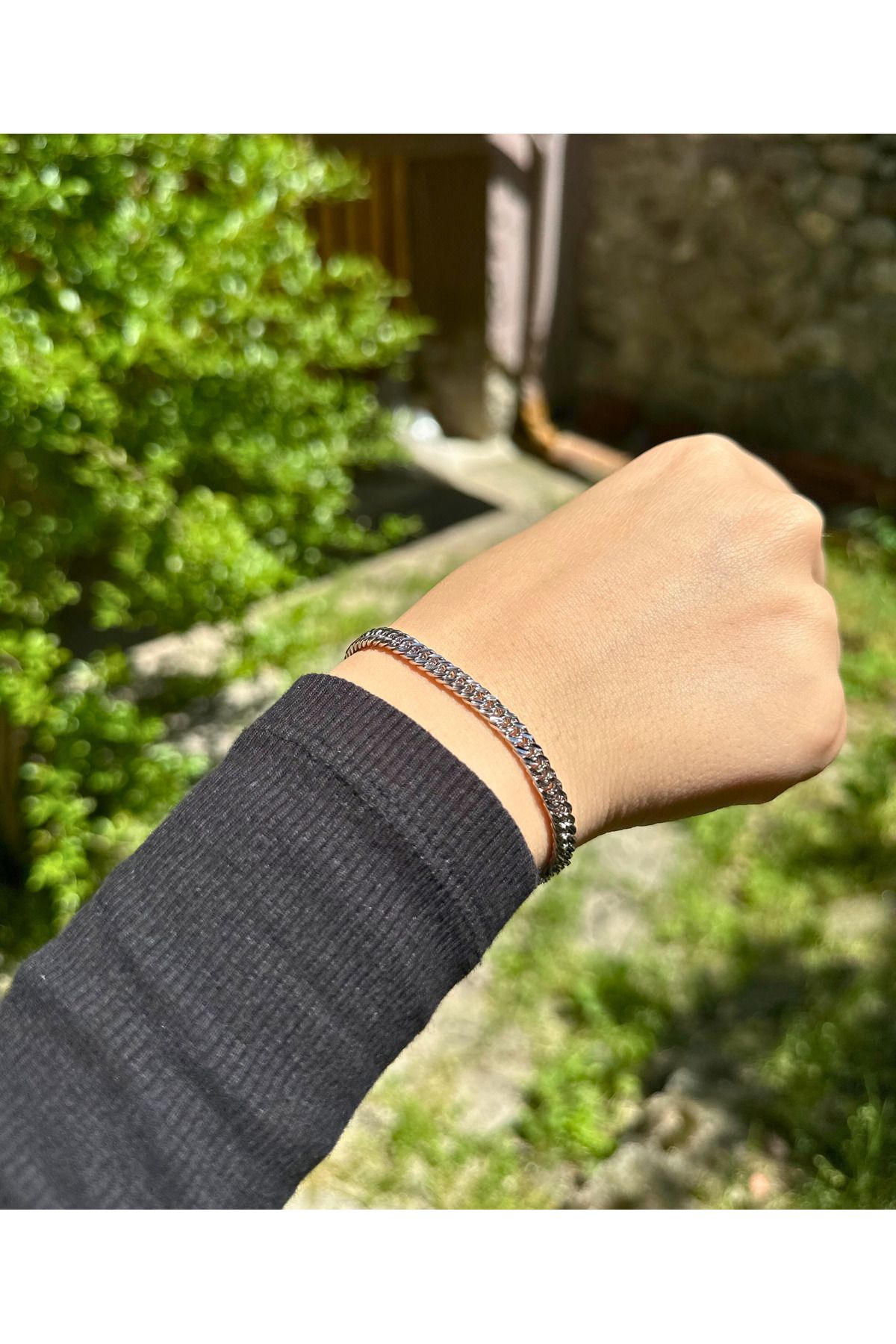 AYZENA XUPİNG İtalyan İnce Sık Burgu Vip Unisex Çelik Bileklik