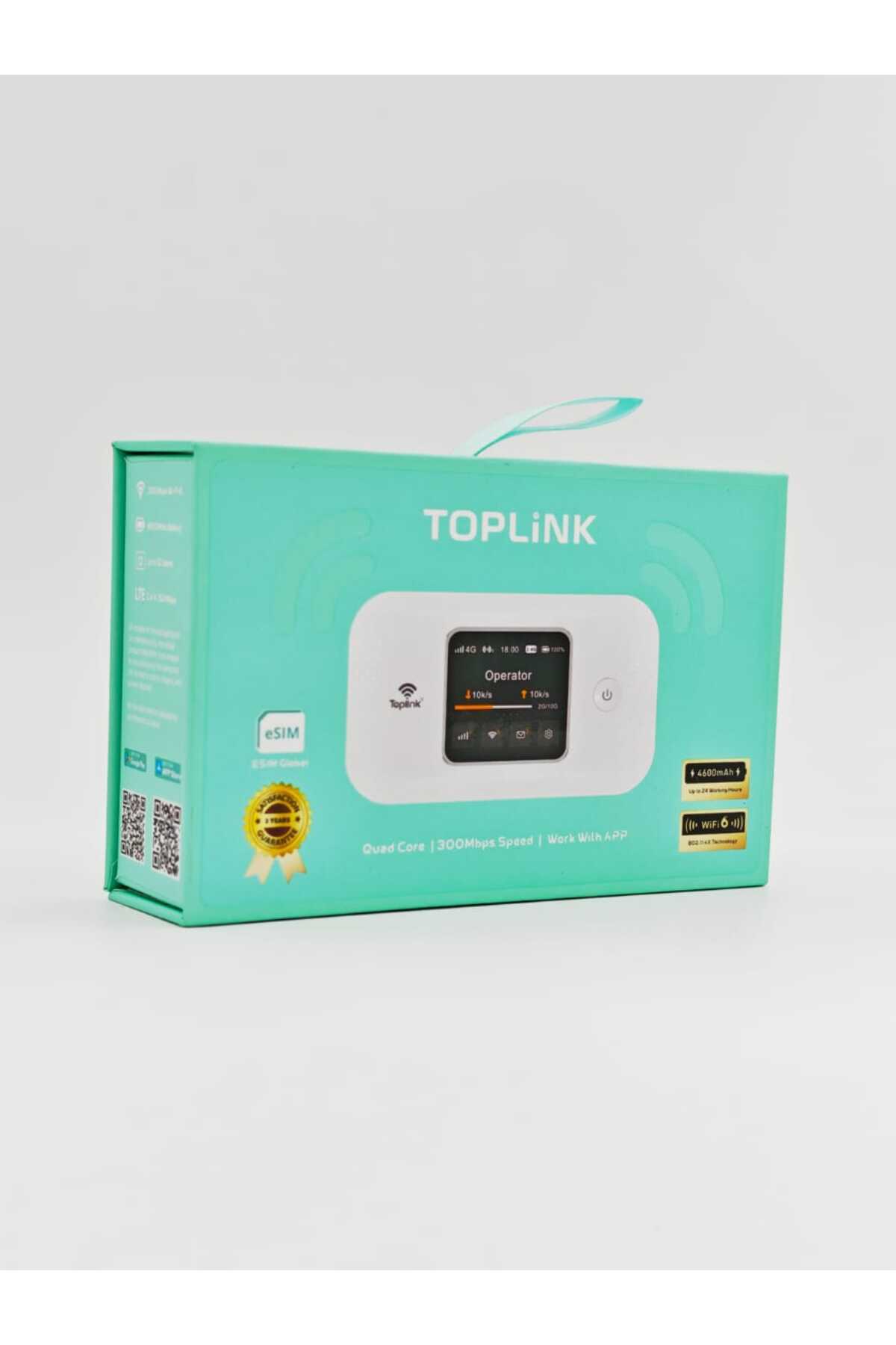 router-Mr57e Esim Wifi , Esim Physical Sim, 4g Wifi 6, 4600mah Battery, 12 Users 8