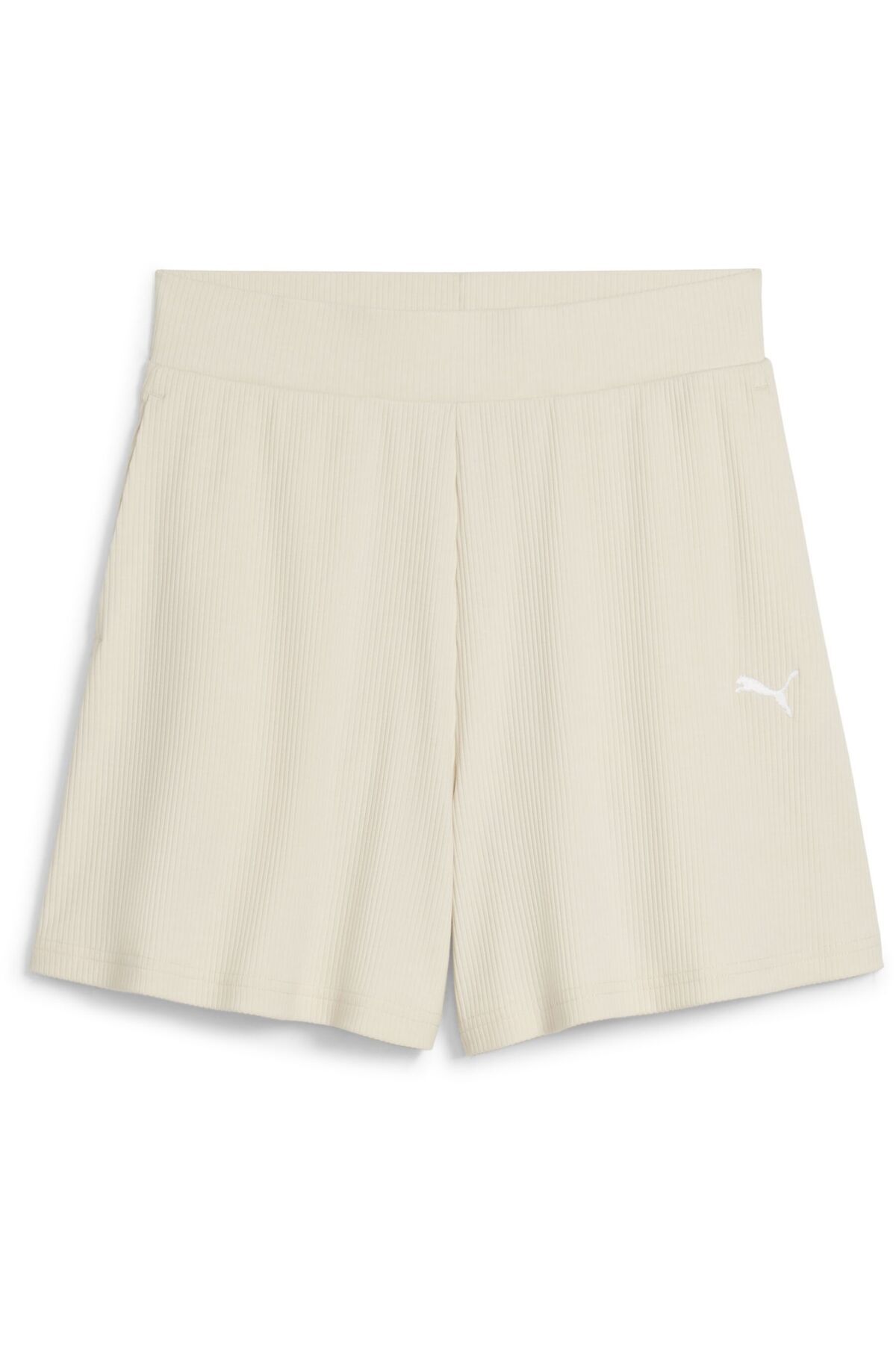 Puma-Pantaloni scurți cu coastă cu talie înaltă de 5 inchi ESS ELEVAD pentru femei 7