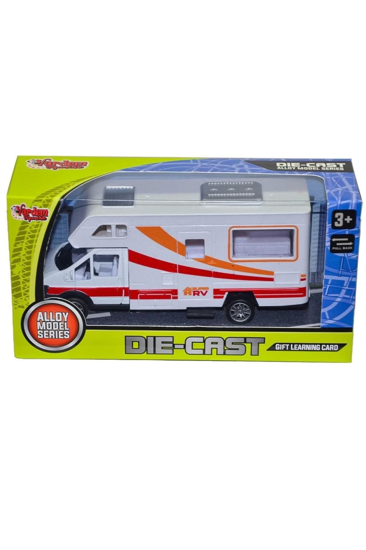 GLIMMERY XFD889-311 Kutulu Çek Bırak Die-Cast Karavan - Vardem Oyuncak