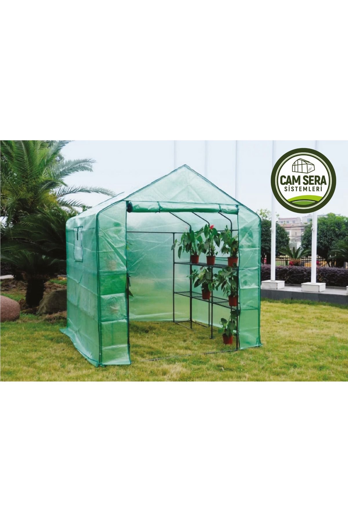 Tokipo Bahçe Mini Sera 3.1 M2 - YEŞİL