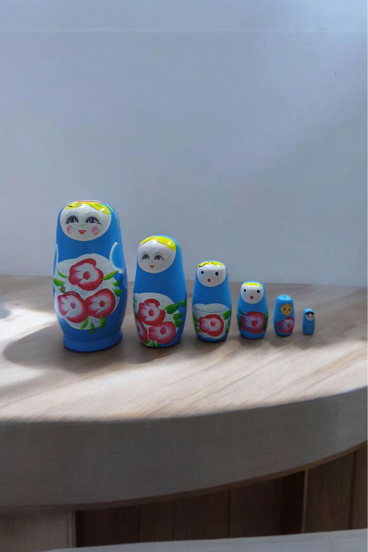 BlcBoutique El Boyaması Matruşka Bebek