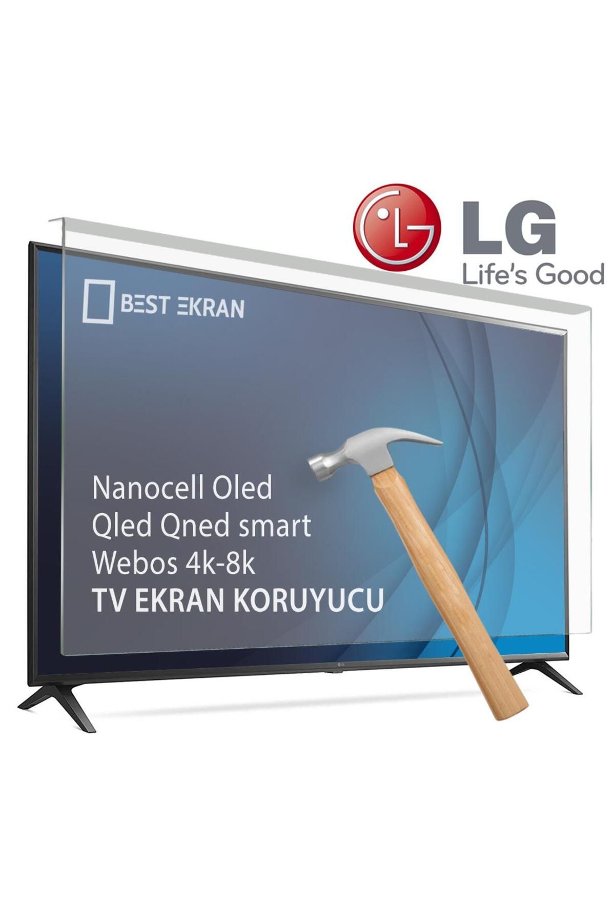 LG 48" inç 121cm TV EKRAN KORUYUCU | Oled Qled Nanocell 4k/8k uyumlu