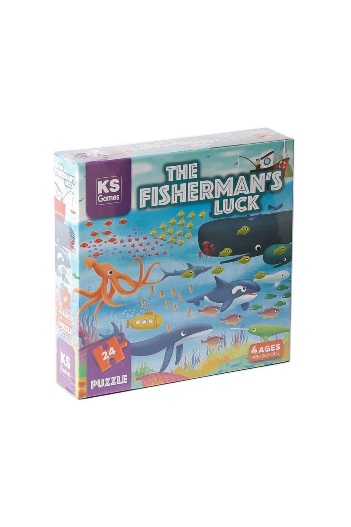 GLIMMERY Nessiworld PRS 32708 The Fisherman Sluck Pre School Puzzle -KS Puzzle