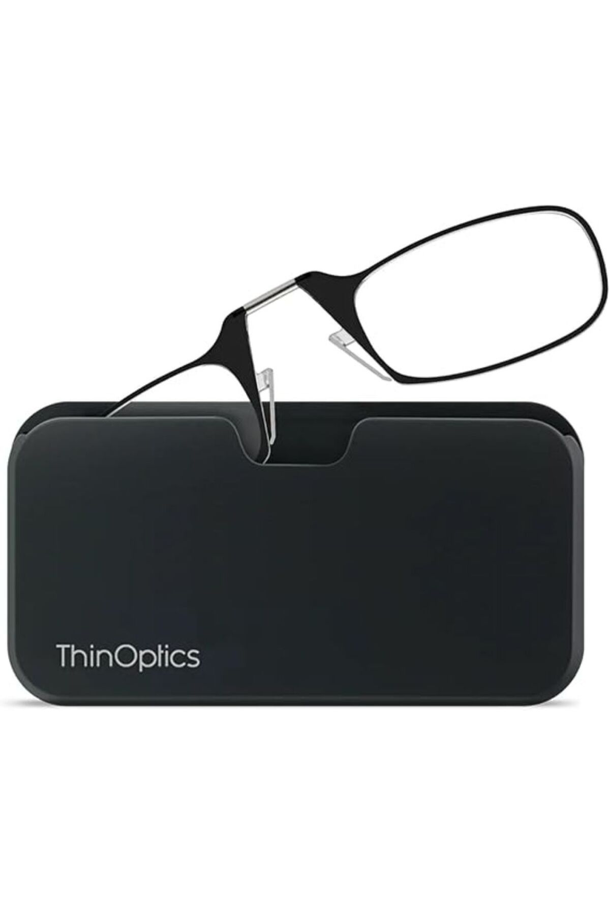 THIN OPTICS Katlanabilir Okuma Gözlüğü +2.00 Pod Kılıflı, Kırılmaz Çerçeve, Ultra Taşınabilir