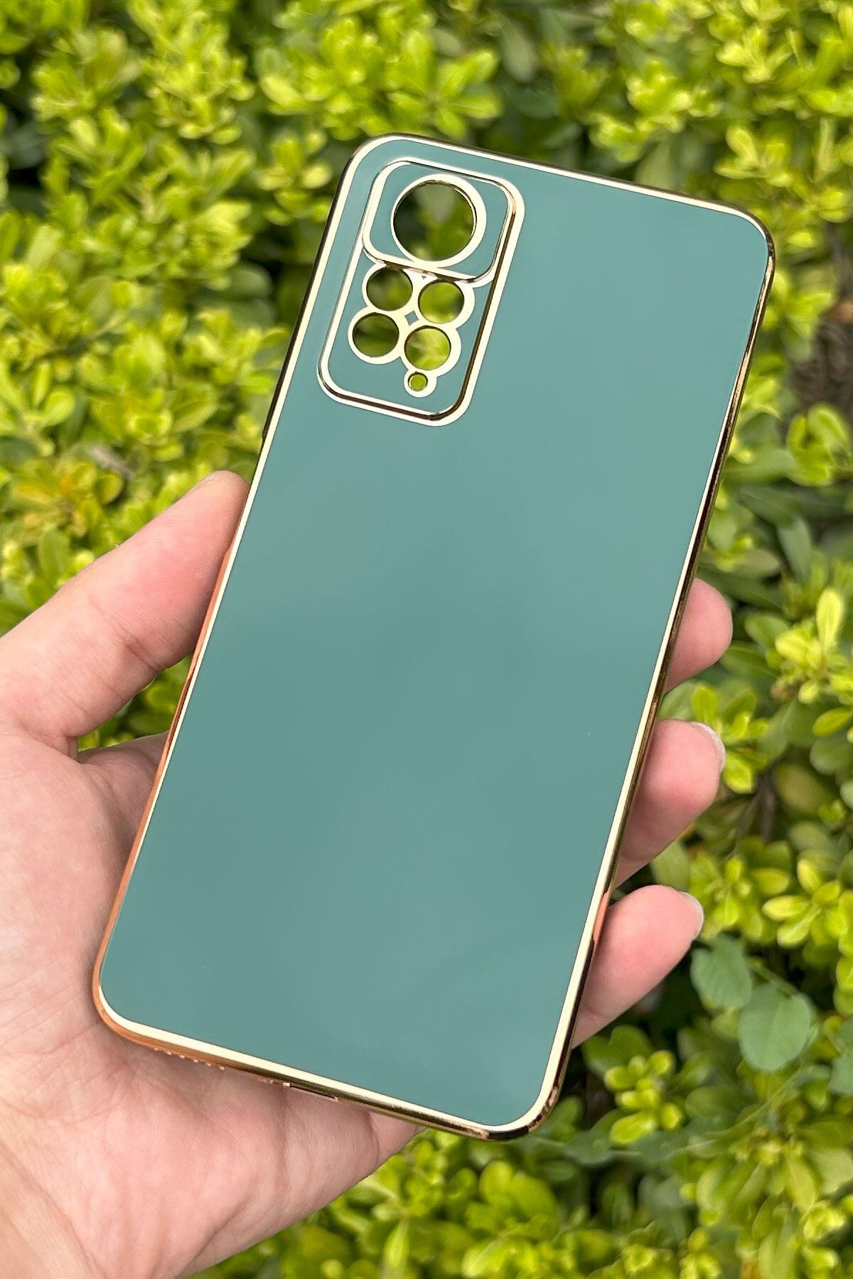 CEPSTOK Xiaomi Redmi Note 11/Note 11S Kılıf Kenar Detaylı Yumuşak Parlak Silikon