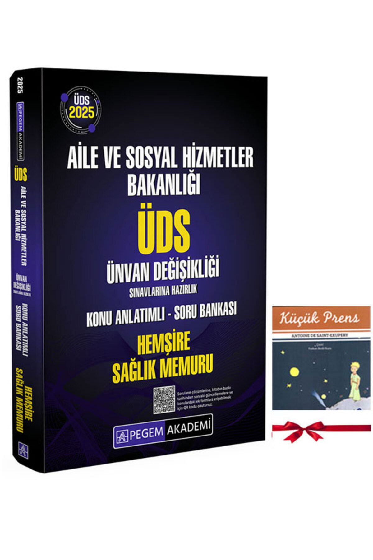 Pegem Akademi Yayıncılık 2025 ÜDS Aile ve Sosyal Hizmetler Bakanlığı HEMŞİRE SAĞLIK MEMURU Ünvan Değişikliği Hazırlık Kitabı