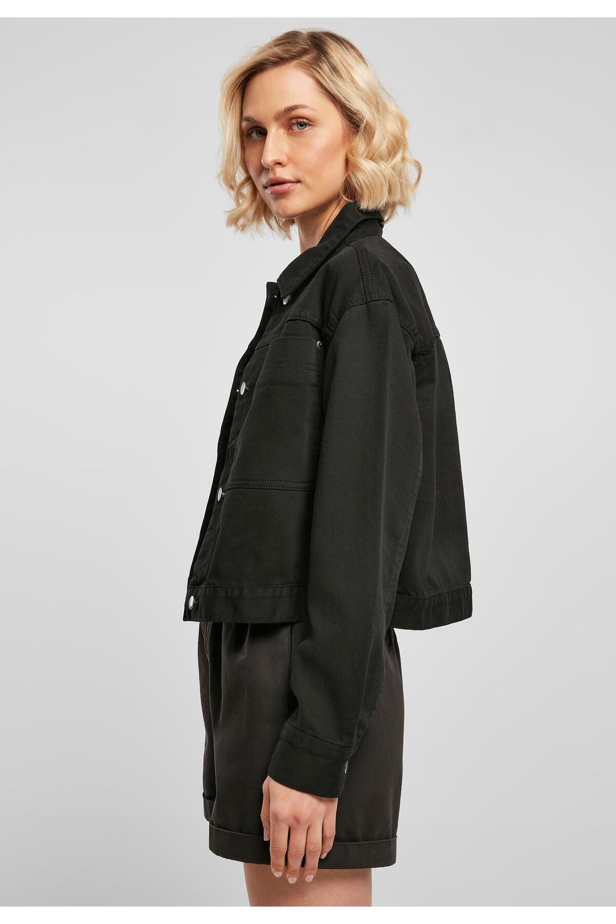 Urban Classics-Damen Ladies Short Boxy Worker Jacket 8