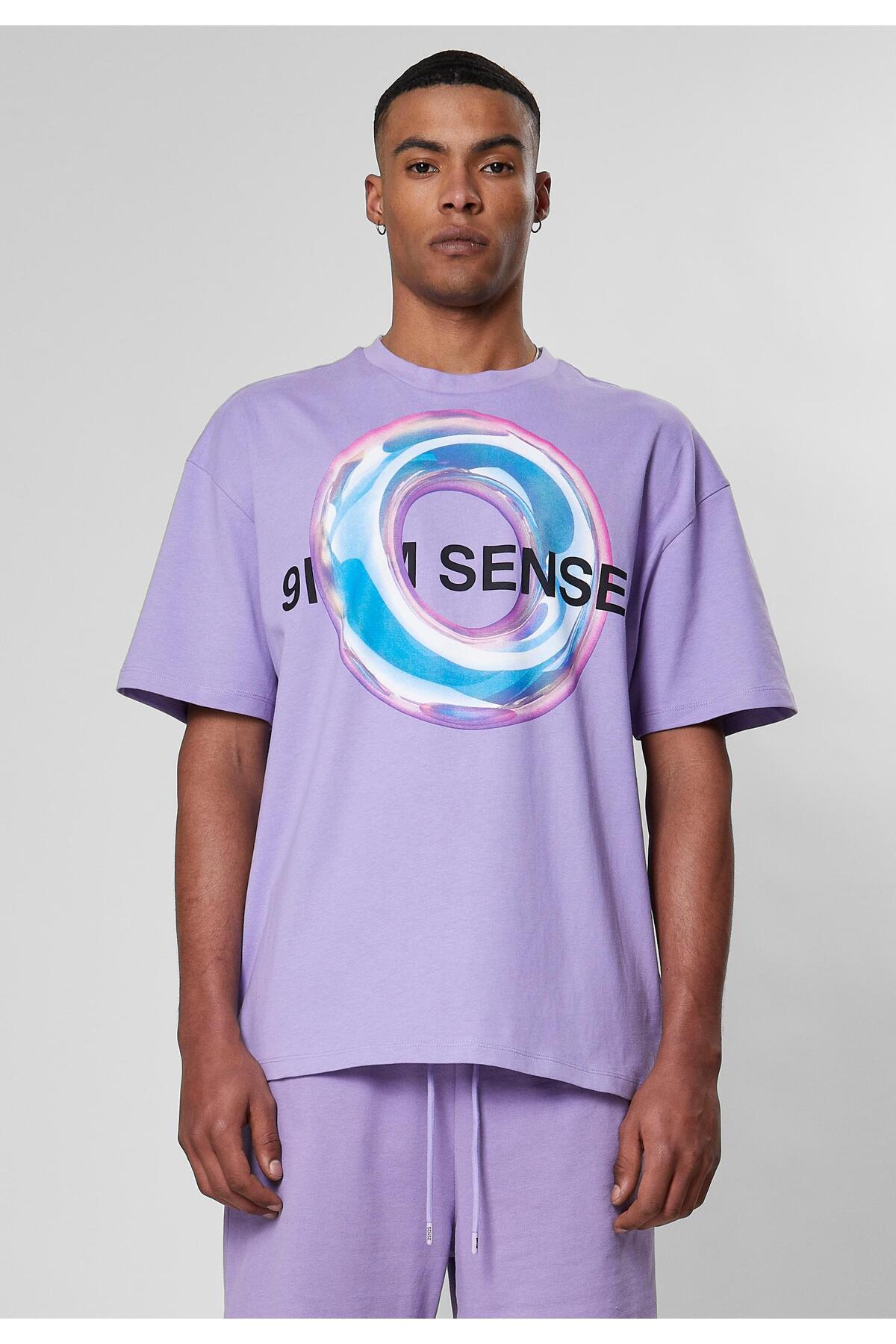 9N1M SENSE-Herren Chrome Halo T-Shirt 7