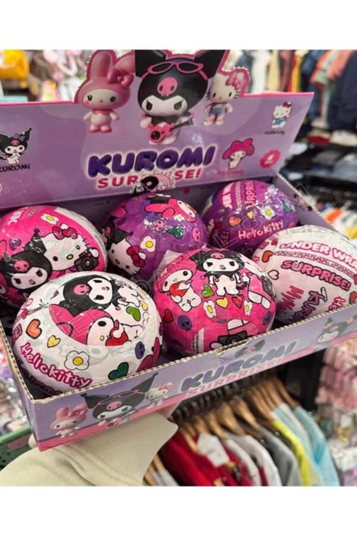 sfs elektrik KUROMİ KROMİ SÜPRİZ TOP SÜRPRİZ TOP MY MELODY HELLO