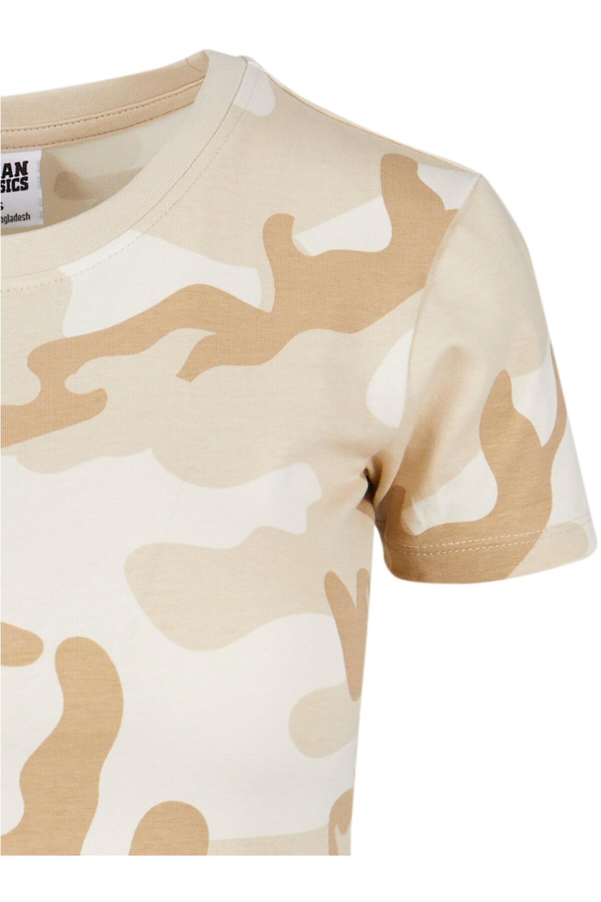 Urban Classics-Damen Ladies Cropped Camo Tee 4